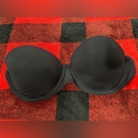 PINK Victoria's Secret Other - Pink Victoria’s Secret Strapless Black Bra Size 32C